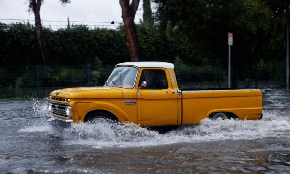 Pacific storm douses California, flooding roads, in first of one-two ...