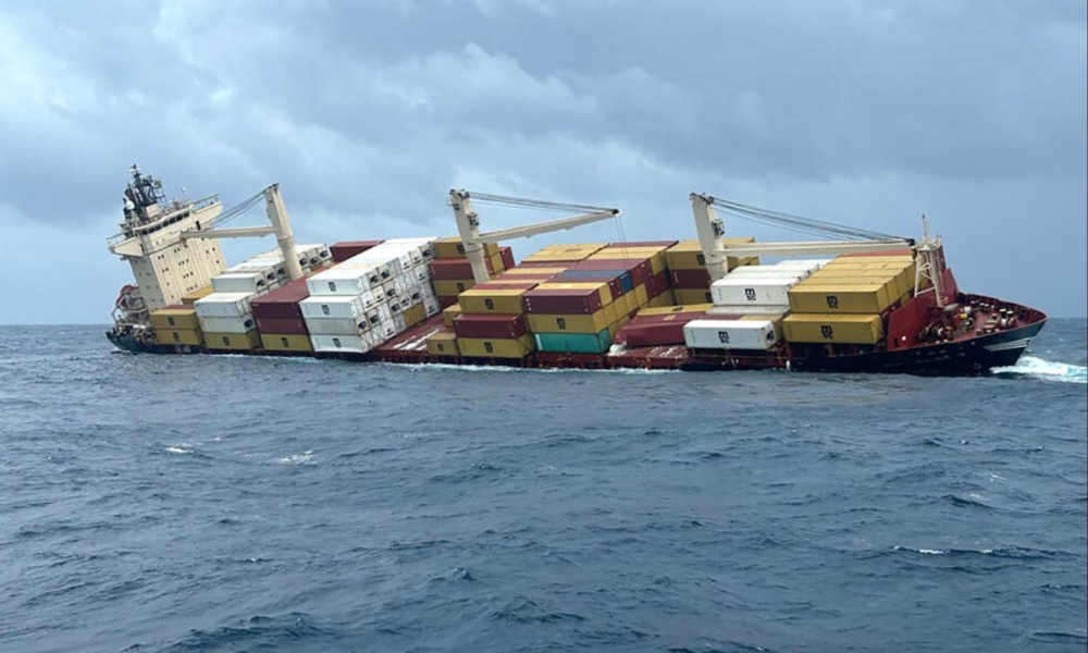 Cargo ship sinks off India