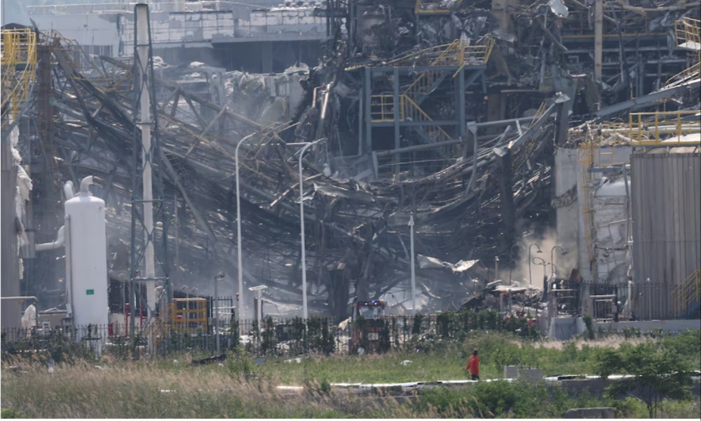 Chemical plant explosion China