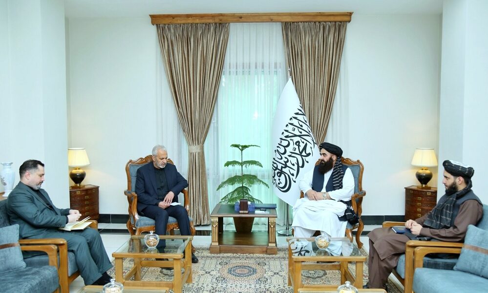 Afghan FM meets Iran’s acting ambassador in Kabul, discusses regional issues